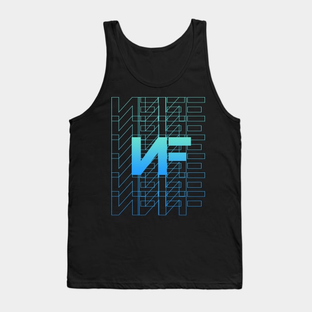 nf logo blue Tank Top by bambangbuta